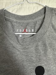 Jordan Jumpman Graphic Logo Men’s Short Sleeve T-Shirt Gray Crew Neck S