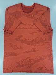 LULULEMON Metal Vent Breathe Tee Short Sleeve T-Shirt Men’s Large Cayenne Red Or