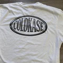 Coldkase Chrome Tshirt Size Medium White Short Sleeve
