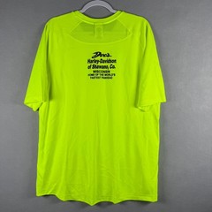 Harley Davidson Mens XL Shirt Neon Yellow Performance Graphic Tee Biker Hi-Vis