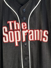 Vintage The Sopranos Tony #1 Black Baseball Jersey Size XXL HBO Exclusive