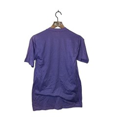 Vintage Arizona Art Shirt Coyote Cactus Desert Tee Purple 1989 80s 1980s Medium