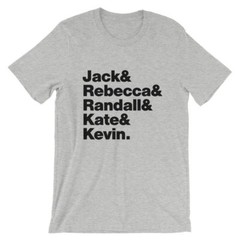 This Is Us T-Shirt. Black, White, Gray or Red Soft Cotton TV Show Tee.