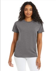 Hanes 5170 5XL EcoSmart Crewneck Short Sleeve Tee Pit to Pit 31″ Oxford Gray