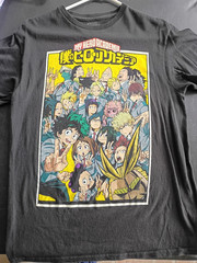 Huge Lot of 16 Anime Graphic T-Shirt Hoodie Bundle Mixed Manga Japanimation