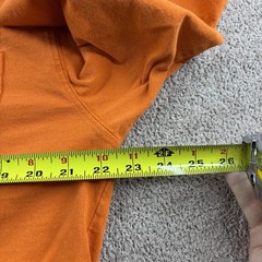 Dickies Men’s Long Sleeve Heavyweight Pocket T-Shirt Orange Size Large Workwear
