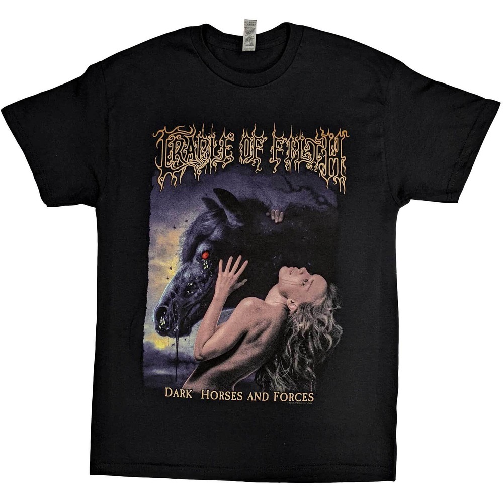 Authentic Cradle of Filth Dark Horses T-Shirt S-2XL NEW