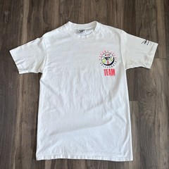 Vintage Panama Jack T-Shirt Volleyball Men’s Size S White Graphic Made USA 1980s