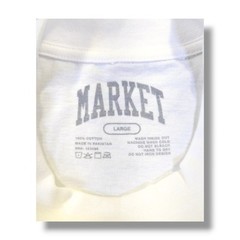 CHINATOWN MARKET STUDIOS On The Court Crewneck White T-Shirt Men’s L New