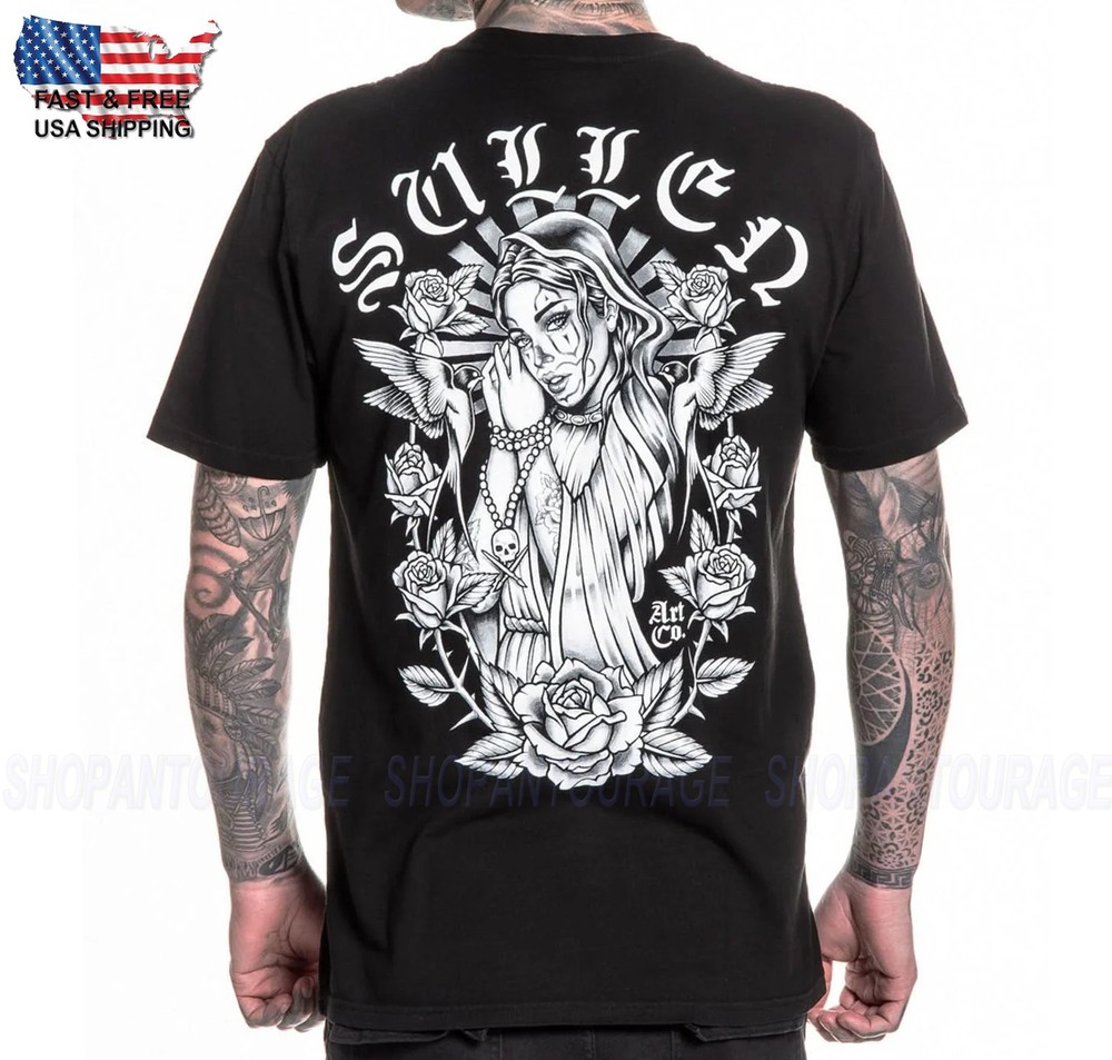 Sullen Art Collective Sanctuary Premium Fit SCM7676 Short Sleeve T-shirt For Men