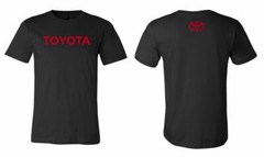 TOYOTA T-Shirt TEE BELLA + CANVAS COTTON FITTED SLIM FIT FASHION TEE