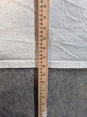 Flex-All 454 Signal Mega-Tee Vintage T-Shirt Men Gray check measurements