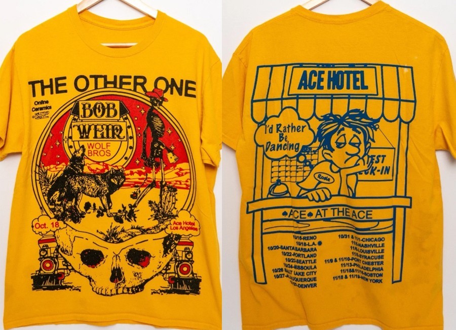 The Other One Bob Weir RIP 1947-2026 Rock Legend Gold color 2 side Shirt VK08206