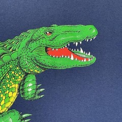 Vintage Louisiana Yard Dog Alligator T-Shirt 90s Mens XL Hanes Heavyweight 50/50