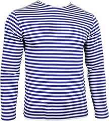 Russian Sailor Telnyashka Navy Top Striped Long Sleeve Style Blue