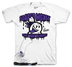 Shirt To Match Jordan 5 Concord – Scared Money Sneaker Tee
