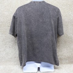 Old Navy Mens Large Graphic T Shirt Gray Mountain Cut Off Hem (see photo for fla