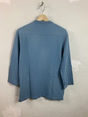 Polo Ralph Lauren Shirt Mens M Blue 67 Spellout Custom Slim Fit Football