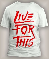Mens 8XL Greystone Custom Big & Tall Tee Shirt Live For This Graphic Streetwear