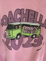 Crenshaw Skate Club Shirt Coachella 2023 S M 38” Pink T Shirt READ!