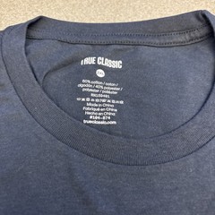 True Classic Men’s Short Sleeve Tee. Navy. NIB. TCT4000. 2XL.