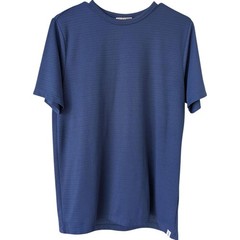Hudson & Barrow Men’s Navy Blue Knitwear T-Shirt M Short Sleeve Luxe Stretch