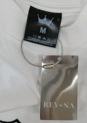 New REY NA Heavyweight 2 Sided Short Sleeve Tee White Size M