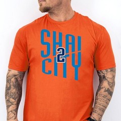 Shai City 2, Oklahoma City Basketball themed Soft Ring Spun Cotton T-Shirt