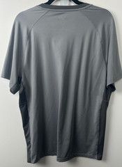 Fielder Bonobos Mens Tee Shirt Size L Gray Short Sleeve Poly Spandex B2