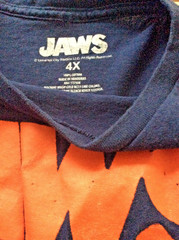 Lot of 3 ADULT MEN’S XL TO 4X Jaws Movie Great White Shark Week T-shirts TEES