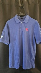 Used K-Mart Blue Light Cartoon Golf Polo Shirt Nice – Size M 38-40
