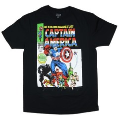 Marvel Comics Captain America Silver Age Mens Graphic Adult Short Sleeve Tee(2X)