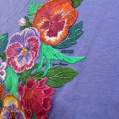 Vintage 90s Single Stitch Cannon Beach Oregon Tee Shirt Adult L Floral Islander
