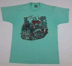 Vintage West Virginia Outdoor Nature Animals Wildlife Wilderness Art T Shirt USA