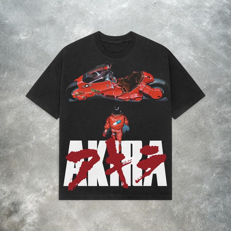 Akira Anime T-Shirt: Retro Y2K Japanese Manga Graphic Tee