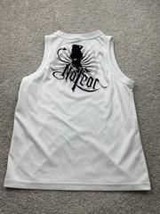 Y2K No Fear Jersey Tank Top Men’s Small Skater Grunge BMX Biker Sexy Angel