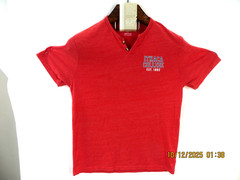LEAGUE 91 SZ M Polyes/Cotton/Rayon Men’s ITHACA COLLEGE Logo 2 Button T- Shirt