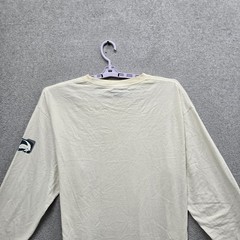 VINTAGE Split Men Shirt XL Off White Logo Long Sleeve Y2K Skater READ