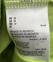 Mode of One MEN’S Acid Green Square Pocket T-Shirt Sz. Medium NWT