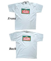 80’s 90’s Creamette Brand Create Logo Front Back Tshirt Best White USA XL