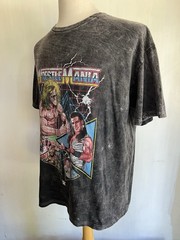 WRESTLEMANIA (2024) WWE Ultimate Warrior Shawn Michaels Acid Wash T-Shirt Large