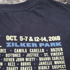 Austin City Limits Shirt Mens Medium Black 2018 Music Festival Rock Band Logo