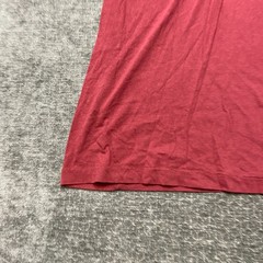 Dickies Authentic T Shirt Mens Large Burgundy Cotton Non Stretch Graphic Print