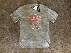 Cincinnati Reds Nike Grey Dri-Fit MLB Baseball Shirt – Size Men’s Medium