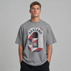 Norwegian Striker No. 9 Soccer Jersey Style Unisex T Shirt