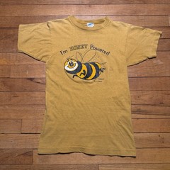 Vintage 70’s I’m Honey Powered Champion T Shirt Horace Save The Bees Size Small