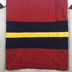 Chaps Ralph Lauren Mens Shirt XL Short Sleeve Color Block Y2K Vintage Deadstock