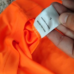 Dirty Hooker Shirt Mens Large Orange Performance Fishing Beach Beer Outdoor A9