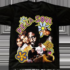New Collection De La Soul Band Short Sleeve Black All Size Unisex T-Shirt PD1548