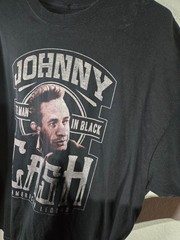 Johnny Cash T-Shirt Men’s Size XL The Man In Black Rock Country Music Artist Tee